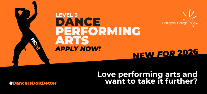 Apply Now Link for L3 Perfoming Arts Dance Course