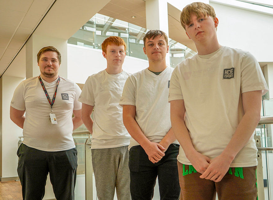 Esports Students at Hartlepool College