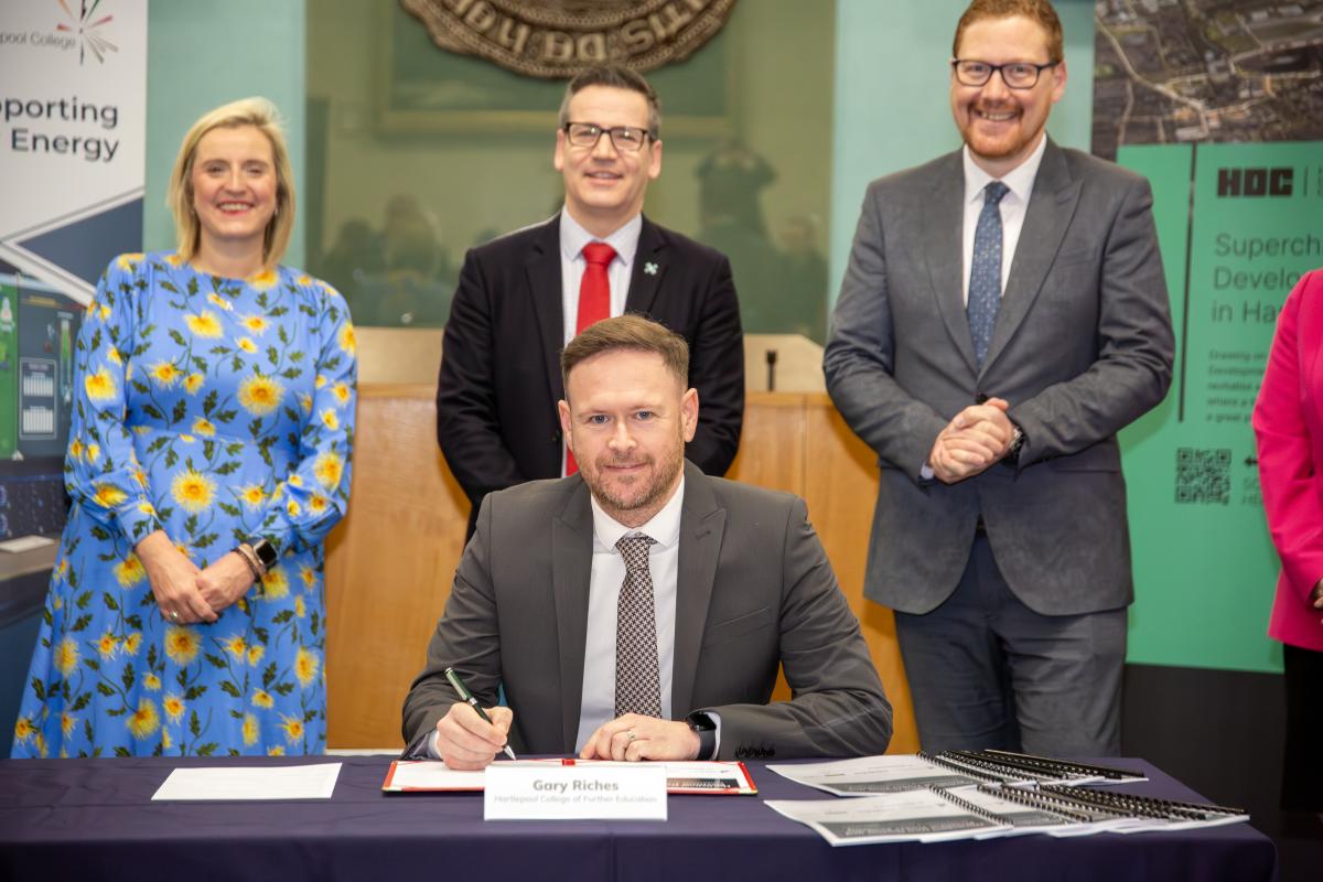 Vice Principal of External Relations, Gary Riches, signs landmark Memorandum of Understanding