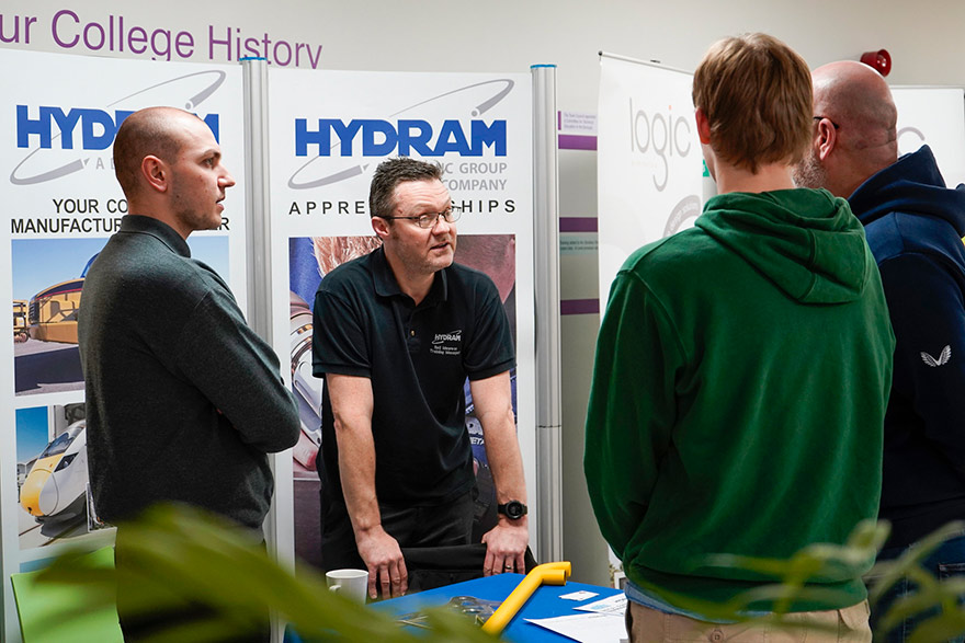 Representatives from Hydram at the BIG Apprenticeship Event