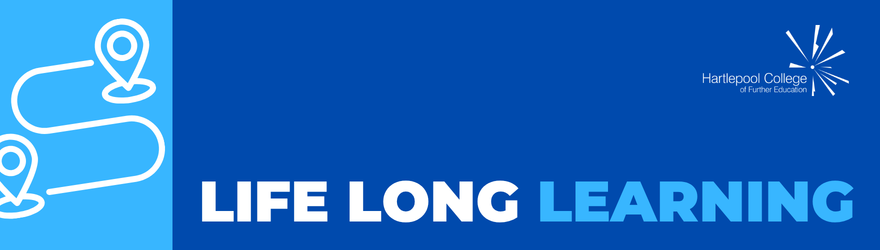 Lifelong Learning Graphic Banner and link to Government website
