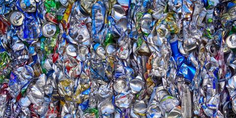 Crushed Cans Recycling