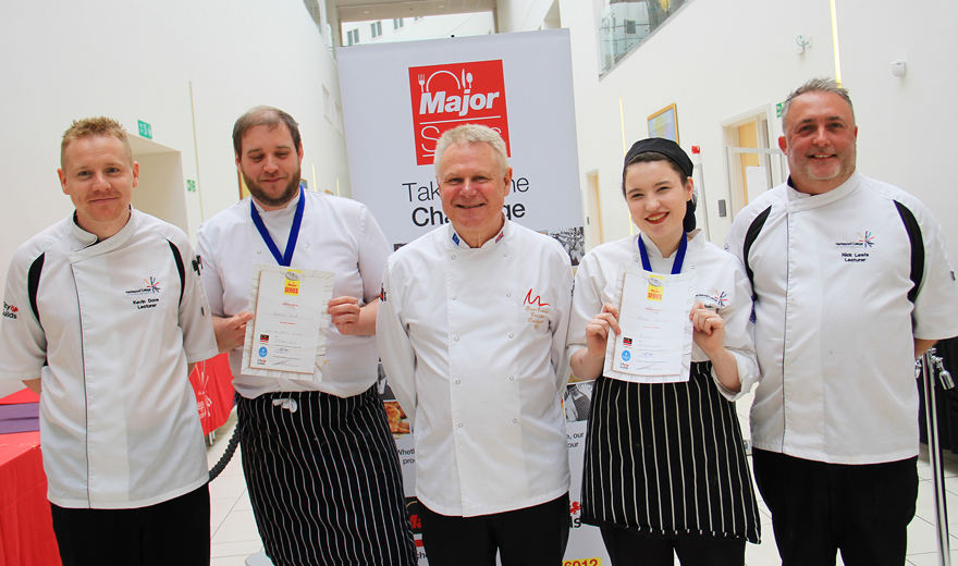 L-R: Kevin Dove, Andrew Bood, Brian Eastment, Phoebe Gallen, Nick Lewis.