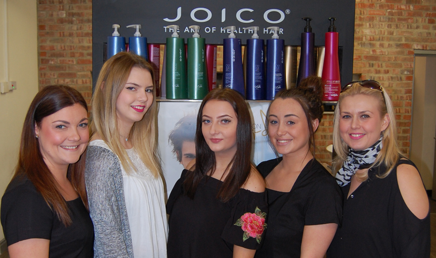 (Left to right) Nicola Pringle, Oceana Manicom, Chloe Thomas, Beth Forcer and Anna Campbell